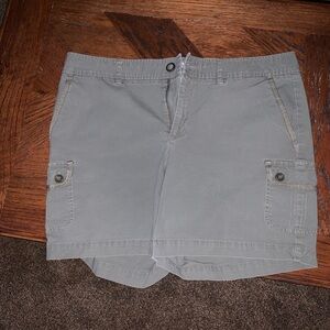 Gray Cargo Shorts